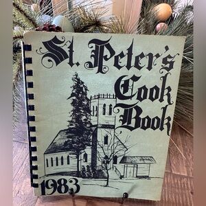 Vintage St Peter's Lutheran Church Minnesota Cookbook Recipes 1983